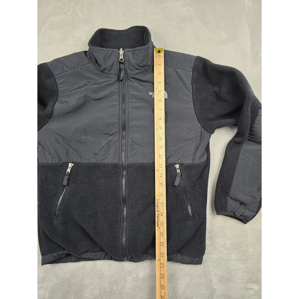 The‎ North Face Denali Fleece Jacket Youth Boys Large Black Full Zip Polartec